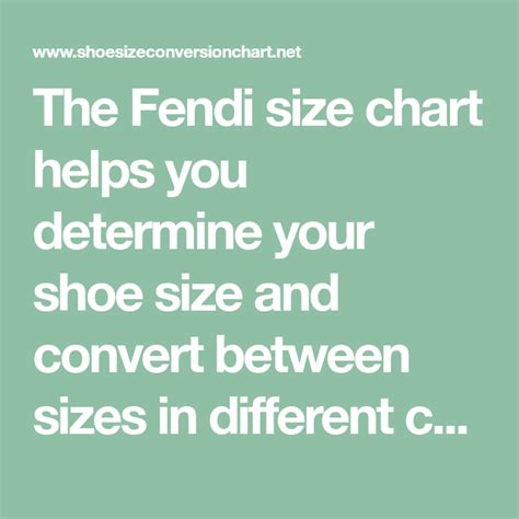 fendi shoes logo|Fendi shoe size chart.